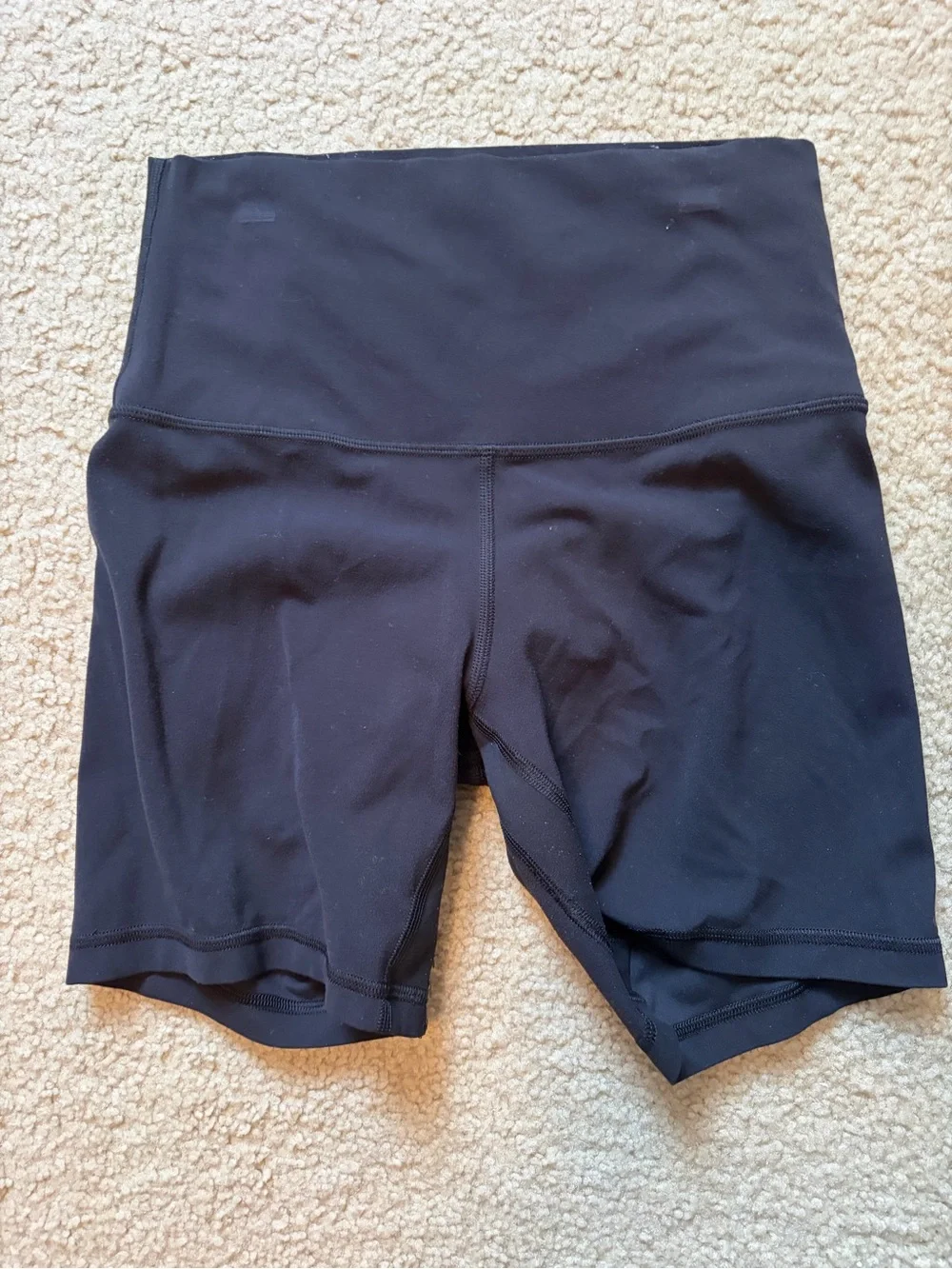 lululemon athletica Black High-Rise Bike Shorts - Picture 1 of 2